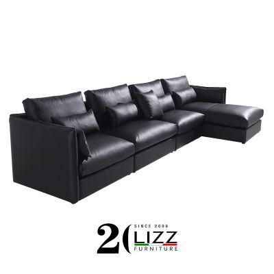 Sectional Recline Leather or Fabric Home Furniture Sofa
