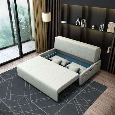 Practical Fabric Sofa Bed Multi-Purpose Divan Living Room Sofa Cum Bed Combinations Convertible Sofa Bed