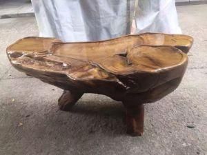 Natural Overall Root Carving Wenge Gendiaochazhou Wooden Craft Coffee Table