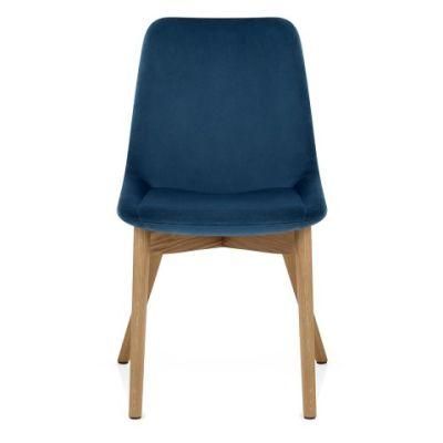 Fabric Blue with Backrest Furniture Restaurant Hotel Wedding Dining Chair