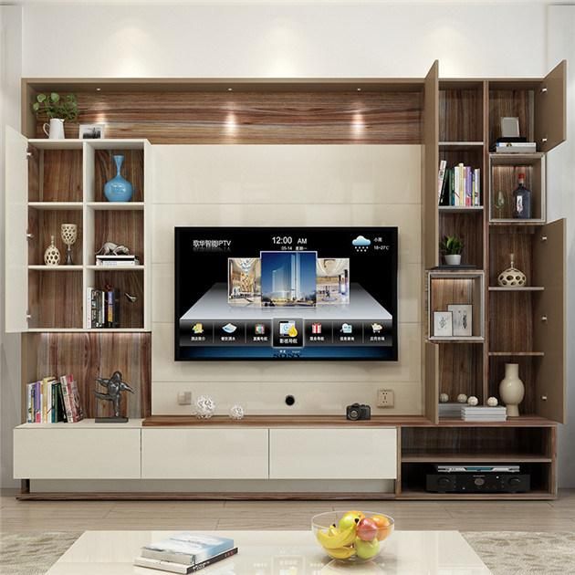 2021 New Style Designs Furniture Melamine Wood TV Cabinet Stand