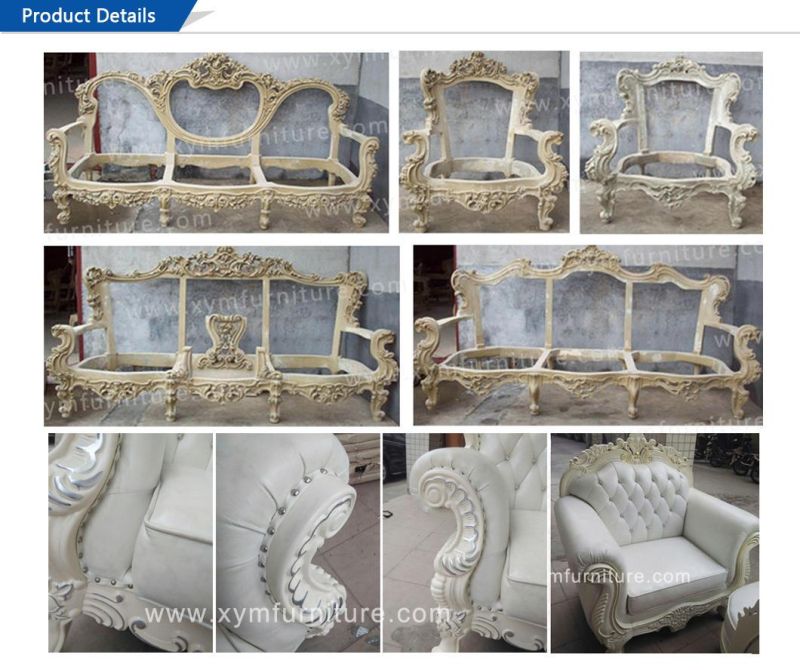 Hot Selling Royal Luxury Wedding Hotel King and Queen Throne Sofa Chair (Xym-H107)
