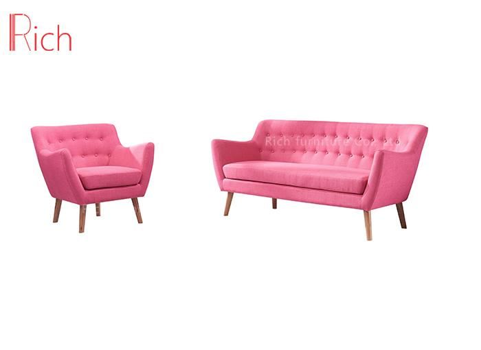 Modern Home Living Room Furniture Nordic Style Fabric Sofa Set