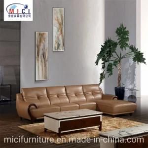 Modern Furniture L Shape Living Room Leather Sofa
