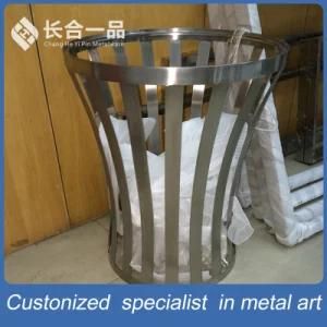 Factory Manufacture Art Special Design Round Stainless Steel Table Furniture