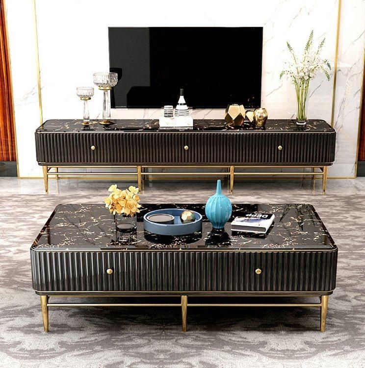 Modern Latest Design Light Luxury Coffee Table TV Tables
