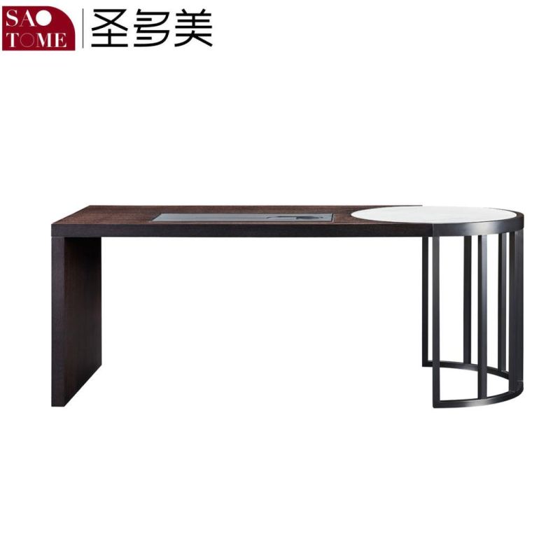Modern New Style Living Room Walnut Long Tea Table