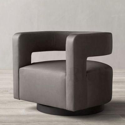 Modern Furniture PU Leather Swivel Leisure Chair for Living Room