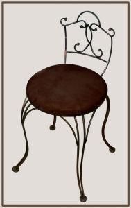 Modern Living Room Stool with Craft Back