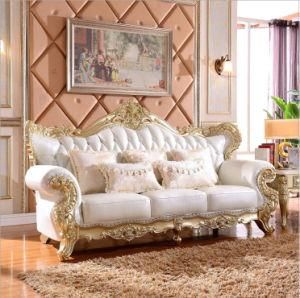 Home Furniture Antique Leather Sofa E120