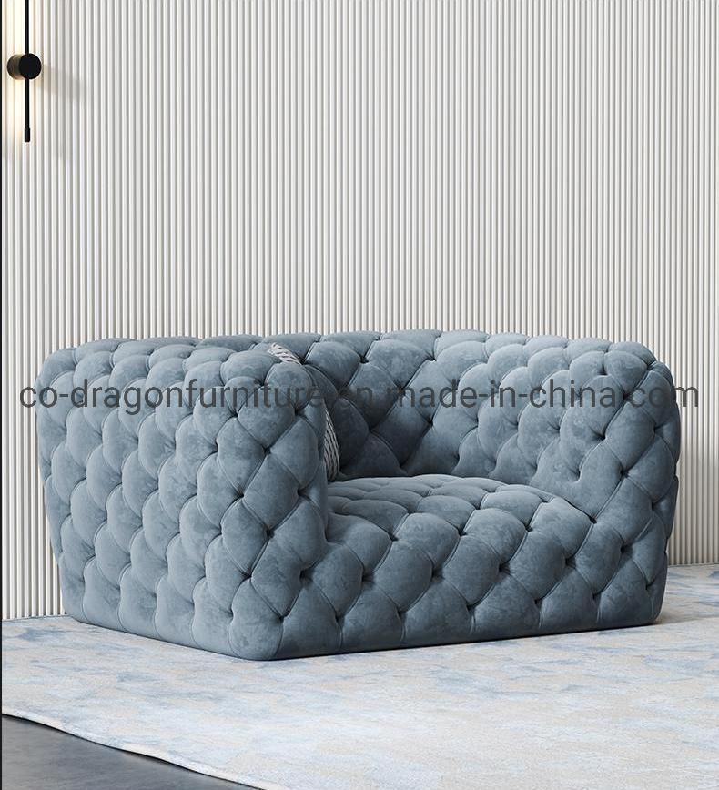 Fashion Luxury Velvet 3 Seaters Sofa for Living Room Furniture