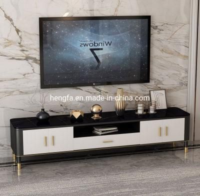 Modern Nordic Bedroom TV Wall Cabinet Stainless Steel Base TV Stand