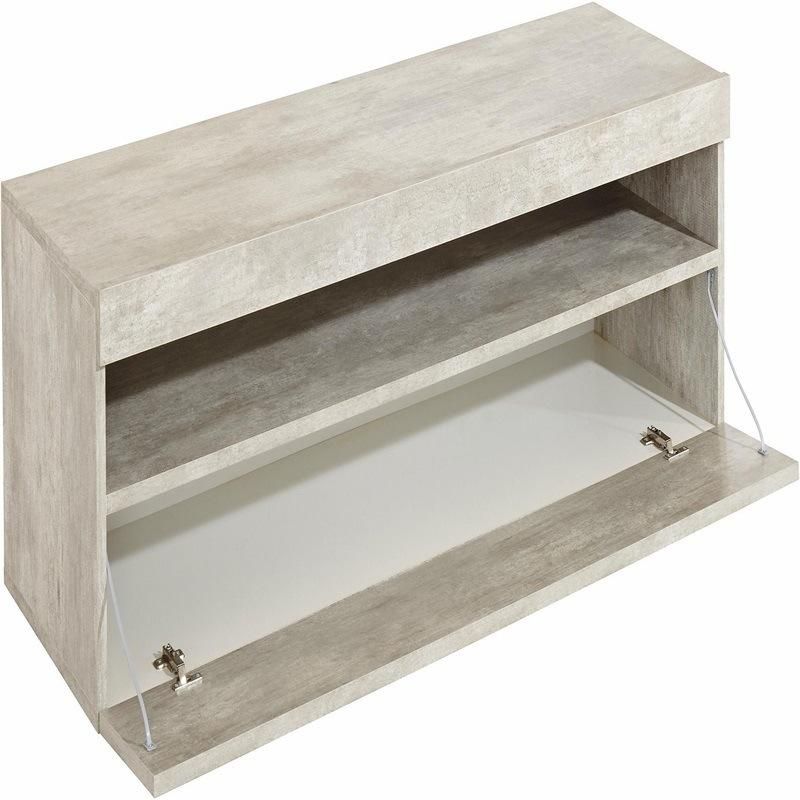 Promotional Top Quality Rectangular Wood TV Stand with Storage Cabinet