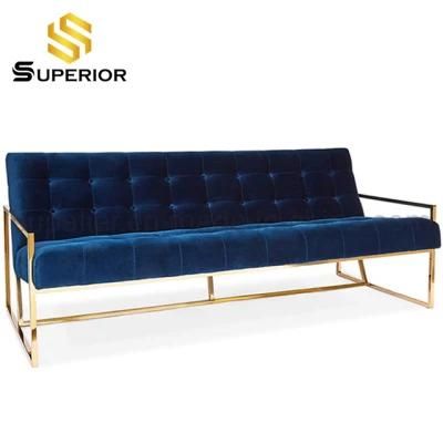 Nordic Style Living Room Furniture 3 Seater Leisure Fabric Sofa