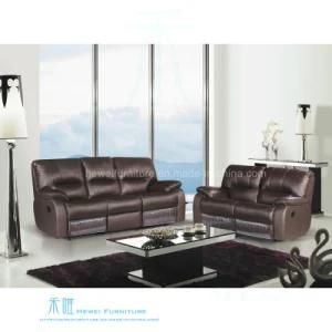 Modern Leather Recliner Sofa for Home Theater (DW-6026S)