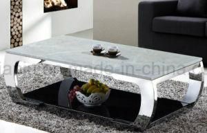 Living Room Furniture Stainless Steel Coffee Table (CT801)