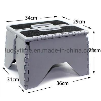 Sand Paper Non-Slip Durable Plastic Folding Stool for Car