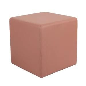 Modern Living Room Stool for Home with Vinyl Upholstered in Different Color