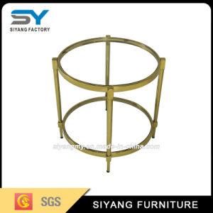 Modern Banquet Wedding Glass Mirror End Table