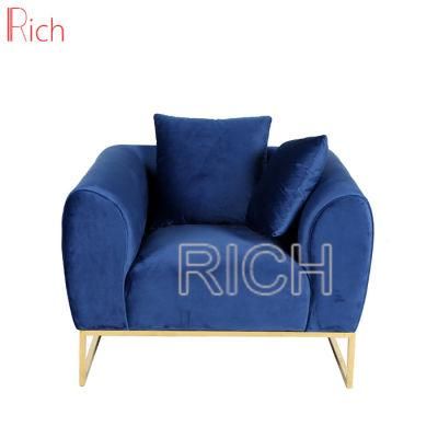Modern 1 Seat Designer Furniture Arm Sofa with Soft Cushion
