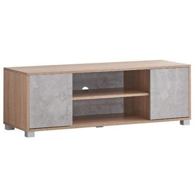Home Particleboard Wooden Wall Entertainment Unit with TV Cabinet