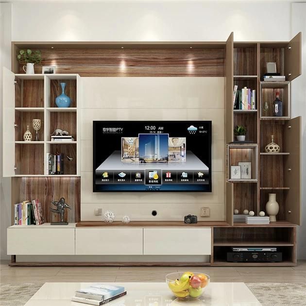 Modern Living Room Furniture More Storage Space TV Cabinet