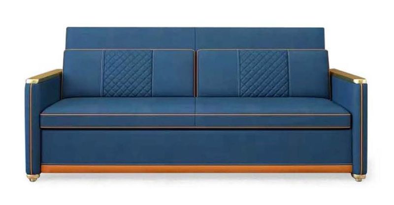 Modern Apartment Furniture Wooden Frame Folding Sofa Sectionals Three Seat Sofa Bed Living Room Factory Storage Fabric Sofa