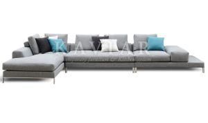 Kaviar Modern Fabric Sofa Set for Living Room with Chaise (DV803)
