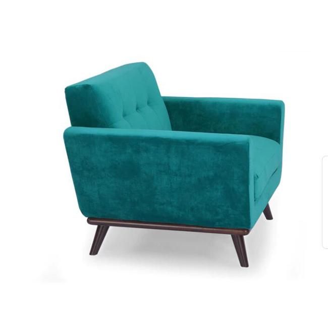 Jackie Velvet Singe Sofa Modern Style Armchair