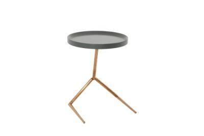 Creative Mobile Coffee Table Fashion Home Side Table Metal Legs