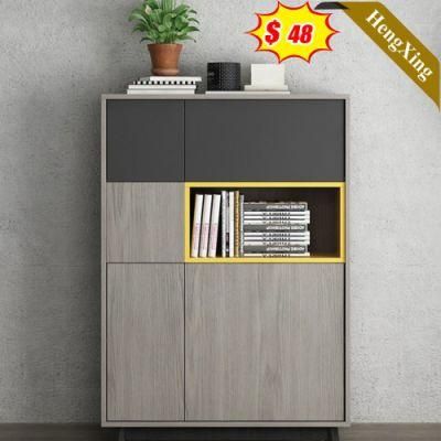 Nordic Style Wooden Light Grey Color Factory Wholesale Office Living Room Furniture Storage Drawers Cabinet