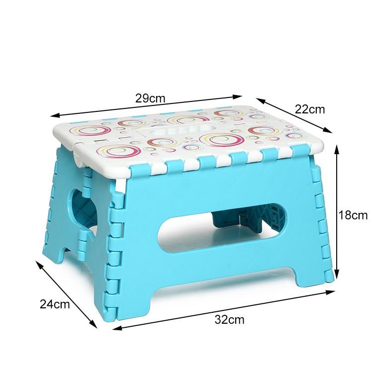 Retractable Plastic Folding Stool Plastic Step Stool