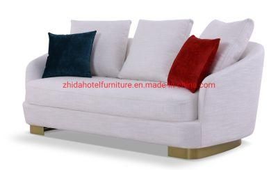 Contemporary Style Living Room Furniture Leather Fabric Home Furniture Sofa