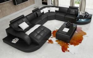 Fabric Material Wooden Corner Sofa