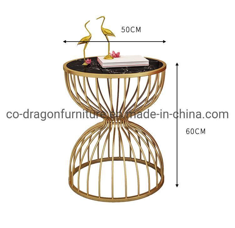 Hot Sale Wholesale Livingroom Furniture Steel Side Table with Top