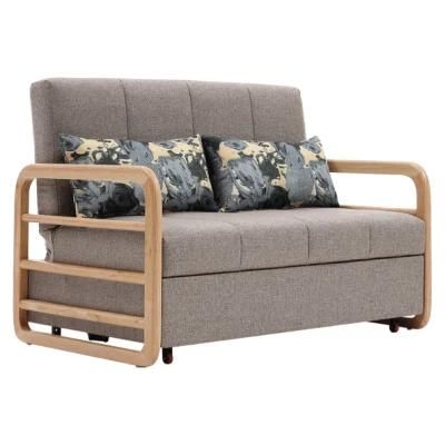 Luxury Cloth Leisure Hotel Furniture Chesterfield Furniture Modern Simple Leisure Living Room Cum Bed Folding Sofa Bed