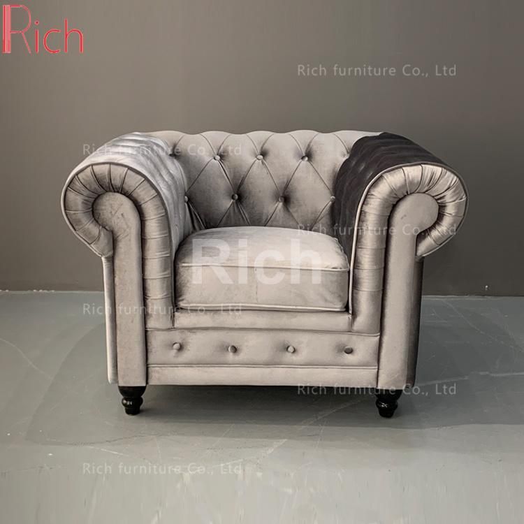 Fabric Chesterfield Sofa for Living Room