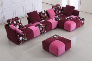 Modern Corner Fabric Sofa Bed (LS4A133-2)