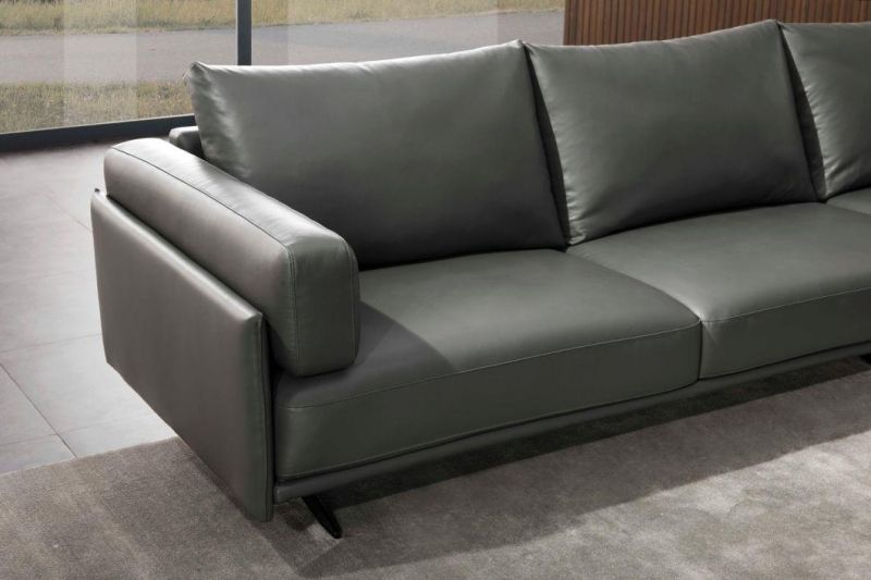 Fashion Leisure Chair Home Furniture Italian Style Fabric Sofa in Lving Room Furniture