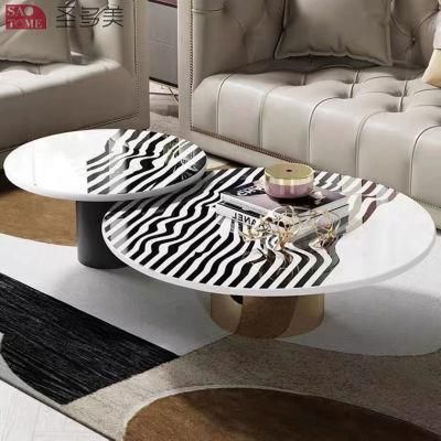 New Style Irregular Shape Table Home Furniture Living Room Coffee Table Metal Side Table Bedroom Table Melamine Laminated Tea Table