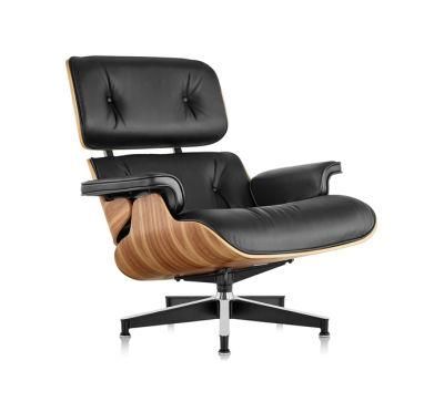 Leather Lounge Chair with Ottoman (9021-C)