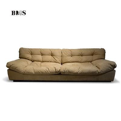 Luxury Hotel &amp; Home Living Room Furniture Fabric Recliner 4 Seater Sofa