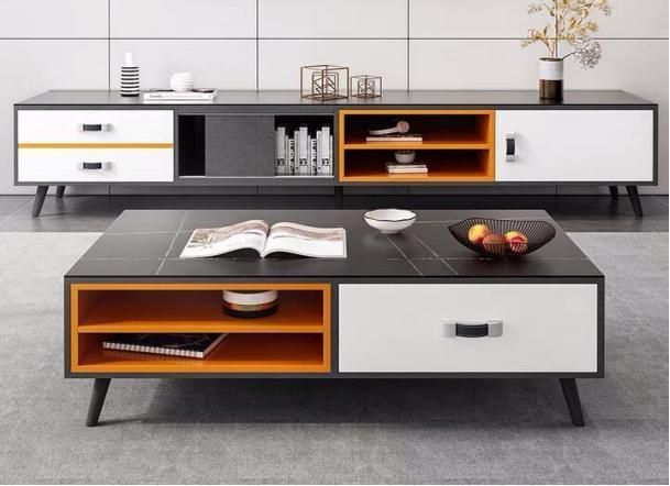 Living Room Cheap Furniture Home Melamine Board Modern Coffee Table
