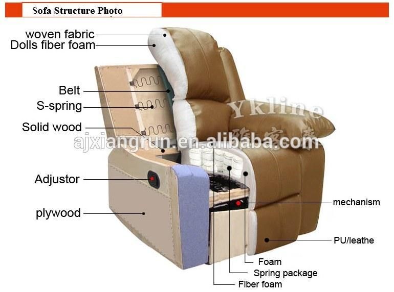 Fabric Beige Sofa Couch Modern Living Room Furniture