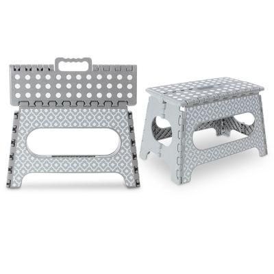 Gray Dots Can Be Customized Thick Folding Small Bench