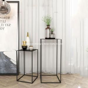 Simple Square High Table Home Decoration End Side Coffee Table
