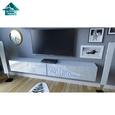 Modern High Light LED Light Deluxe TV Cabinet Set