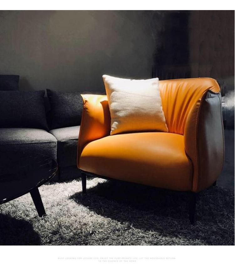 Modern Italy Living Room Sofa 1 Seat Leisure Sofa Hotel Office Home Furniture Leather PU Sofa Armchair 1+2+3 Seat