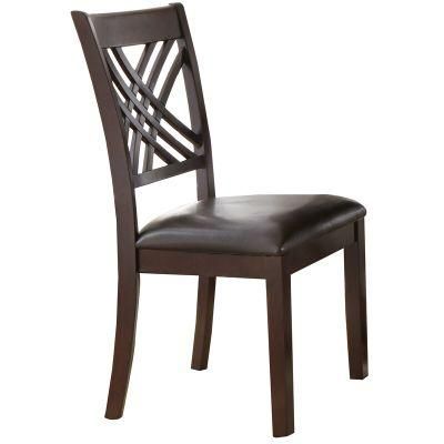 Elegant Simple Design Dining Outdoor Room Furniture, Cherry Color Velvet Dining Chair