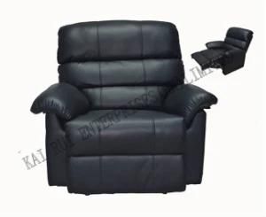 Home Furniture Black Leisure Chair PU Sofa Functional Sofa